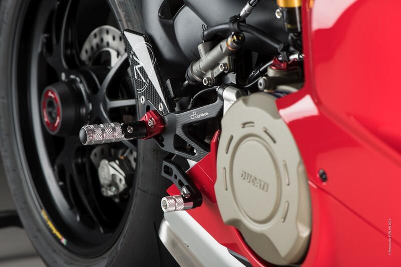 R Version Rear Sets for Ducati Naturale